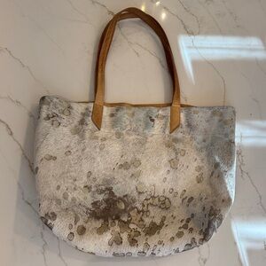 Satchel Hair on Hide tote